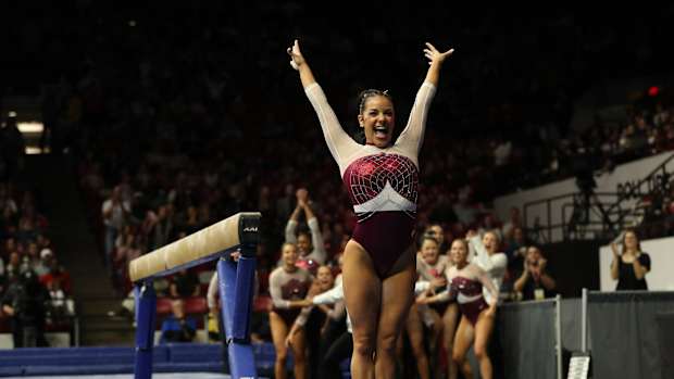 Ella Burgess on beam